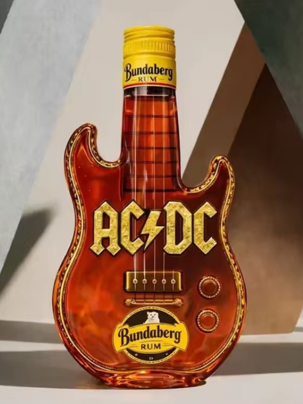 AC/DC Guitar Bottle  Decanter - Picture 6 of 12